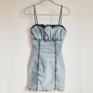 H&M denim dress SMALL